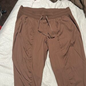 Lululemon Athletica Chocolate Ribbed Joggers